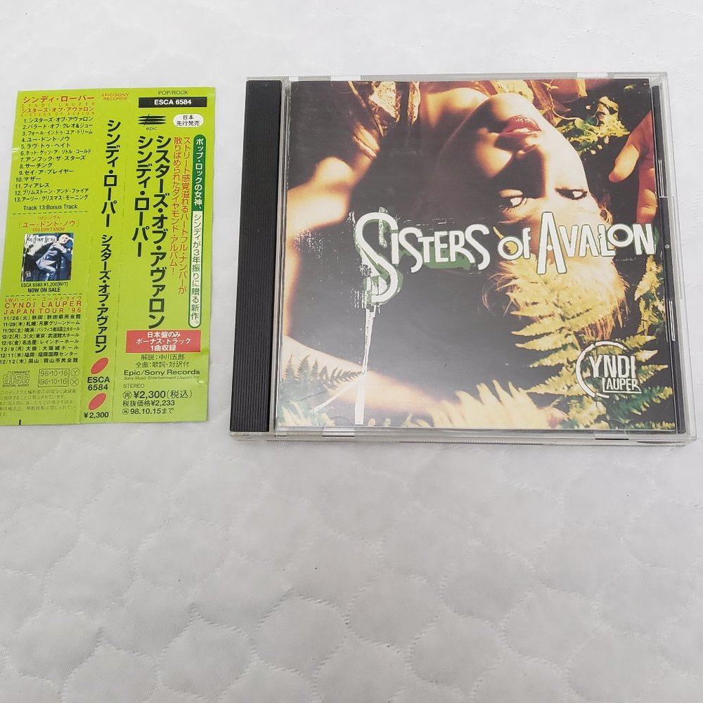 Cyndi Lauper - Sisters Of Avalon (CD) JAPAN W/ OBI ESCA-6584
